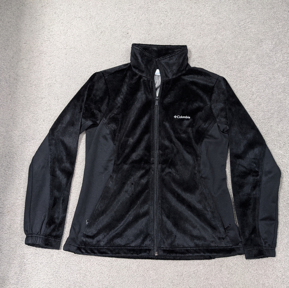Women's Medium Black Columbia Omni-heat fleece